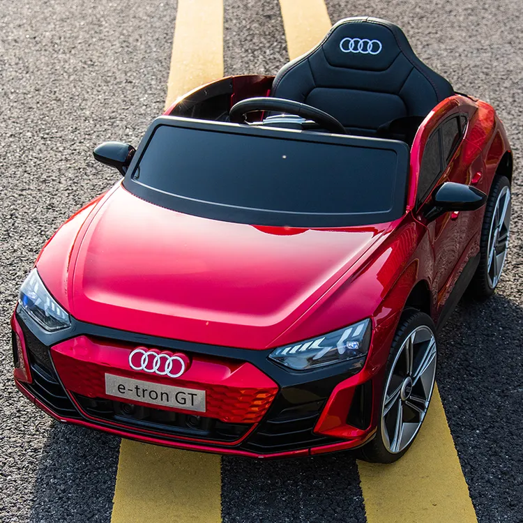 33奥迪儿童电动汽车四轮男女孩玩具车宝宝1-3岁4驱带遥控汽车