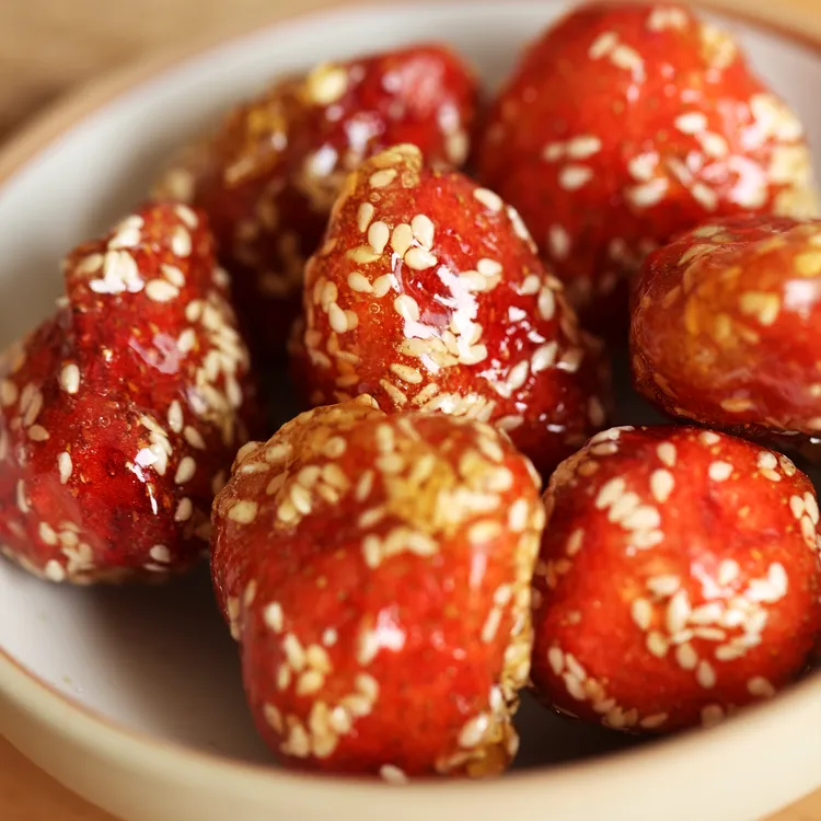 酸酸甜甜！冻干草莓冰糖脆山楂冬枣酸甜酥脆老北京蜜饯独立包装