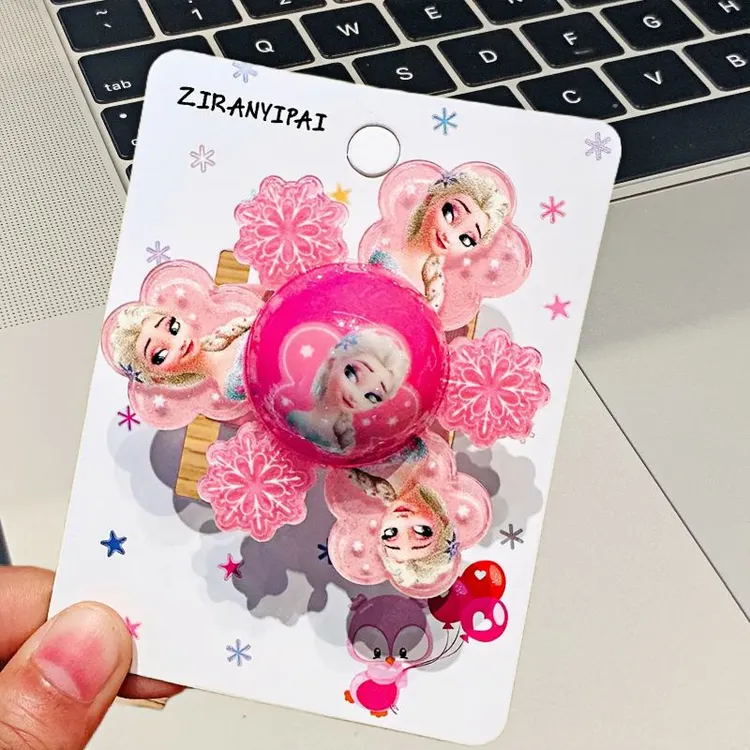 同款发光啪啪圈手环可旋转爱莎公主啪啪圈男女孩奥特曼