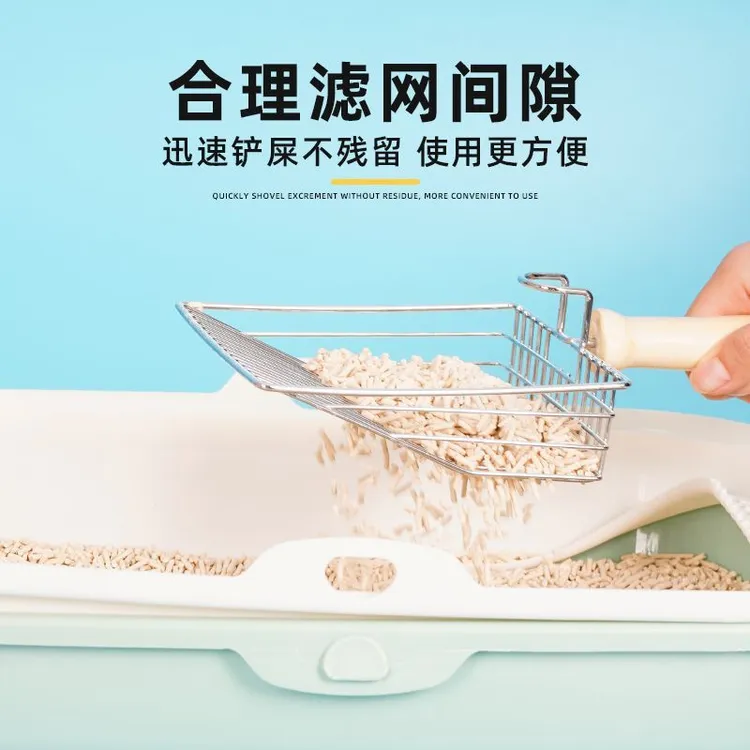 新款热销4代挂钩猫砂铲猫砂盆铲屎铲子快速漏砂大面积便携方便