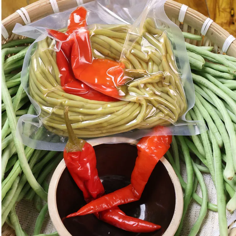 张徽英张徽英农家酸豆角手工小咸菜生包 400g