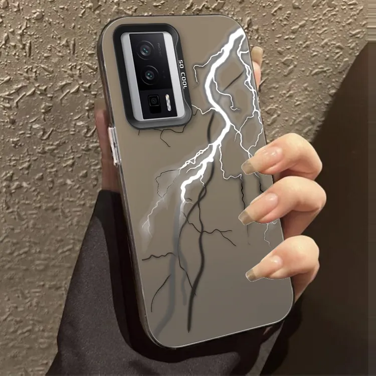 创意闪电适用于红米K60手机壳新红米K60e彩银K60 pro至尊版网红款