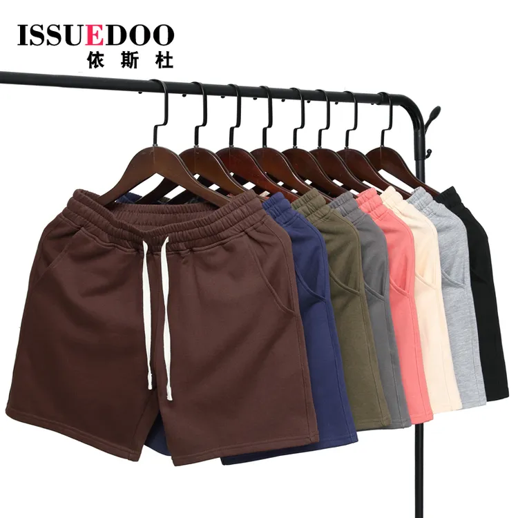 潮流三分四分卫裤运动短裤男士夏季修身3分4分基础款抽绳百搭中裤