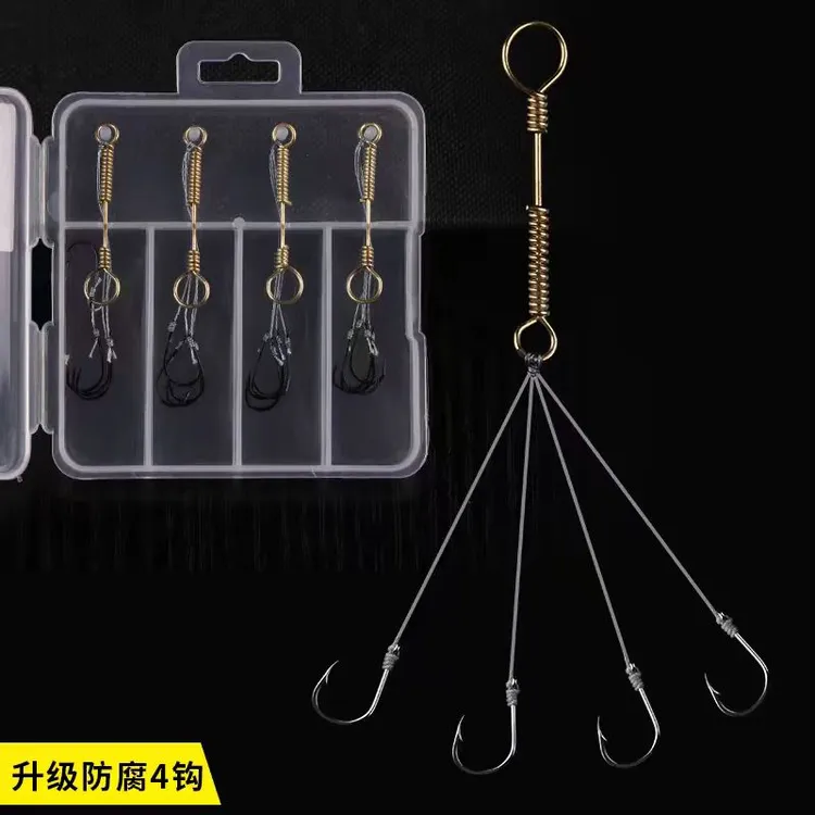 重庆小千又爆炸钩鱼钩鲫鱼钓组倒刺钓鱼钩矶竿矶钓钩海竿钩抛竿钩