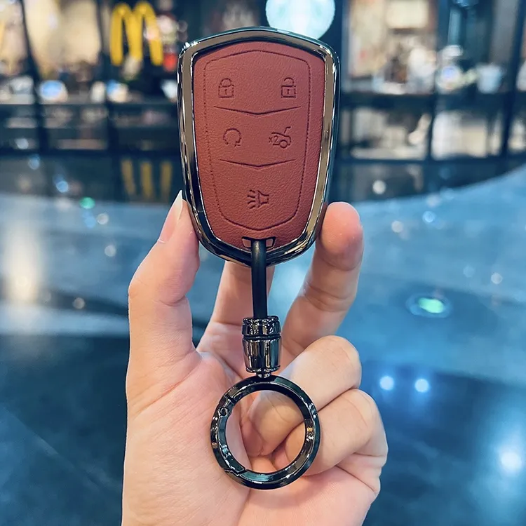 适用凯迪拉克XT5钥匙套XT4/XT6/XTS/CT4/CT5/CT6/ATSL/SRT/GT4壳