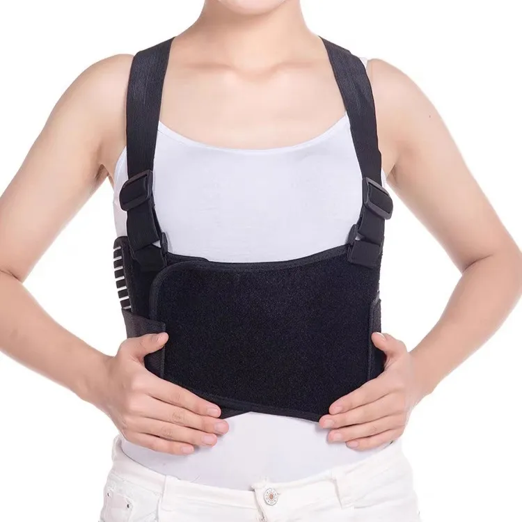 男女腰肋骨带可调全弹透气背带护腰 