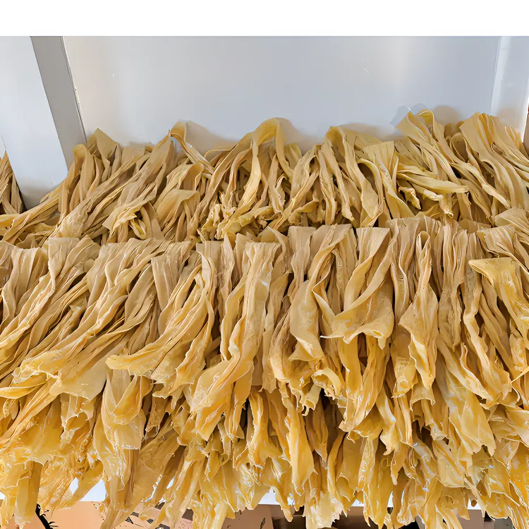 湖北优质干豆油精豆油皮头层腐竹农家手工纯正100%手工烹饪优质