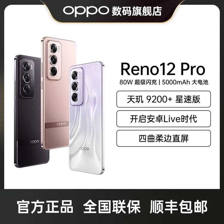 【达人】OPPO Reno12 Pro 手机超美小直屏5G拍照手机高续航游戏手机