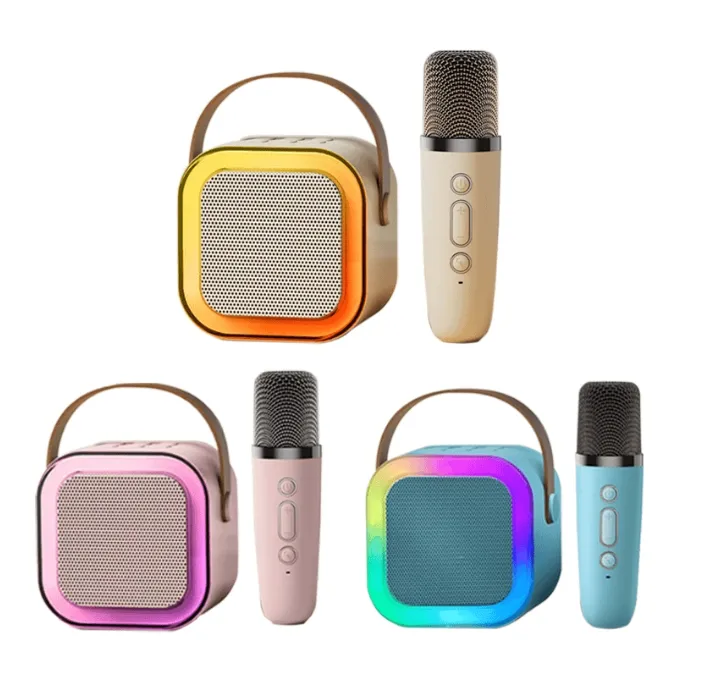 【颜色随机】蓝牙音箱单麦麦克风套装全民k歌无线套装充电松弛感