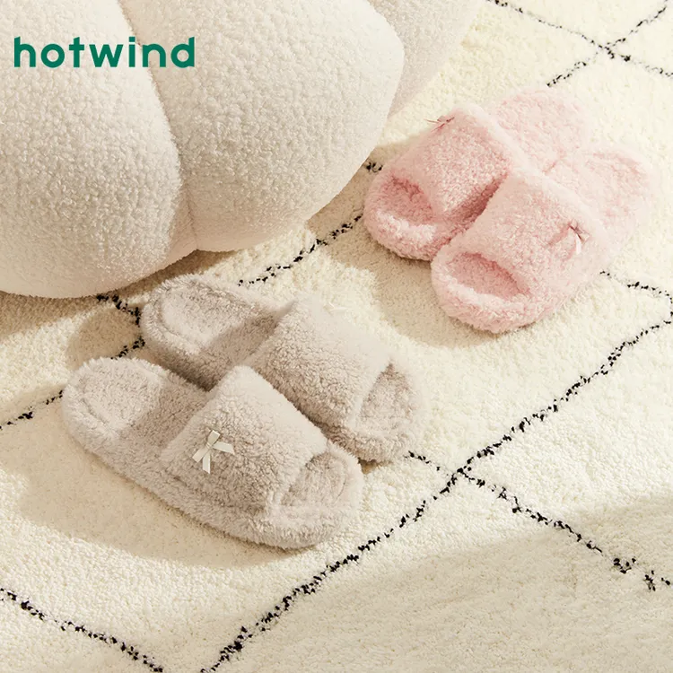 热风2024年冬季新款女士休闲家居拖H31W4V06