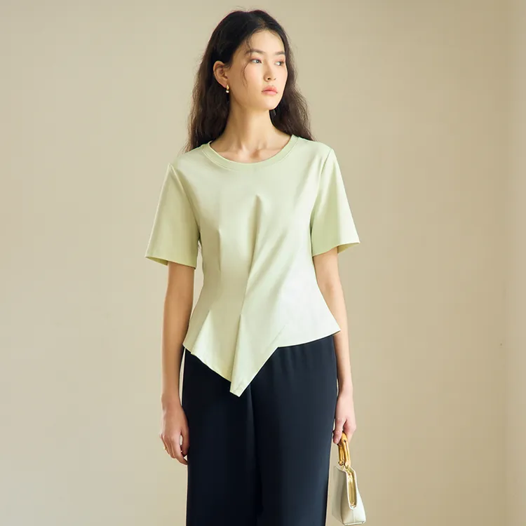 独束微胖大码女装【束型系列】通勤百搭多色可选T恤24DS82342/82496