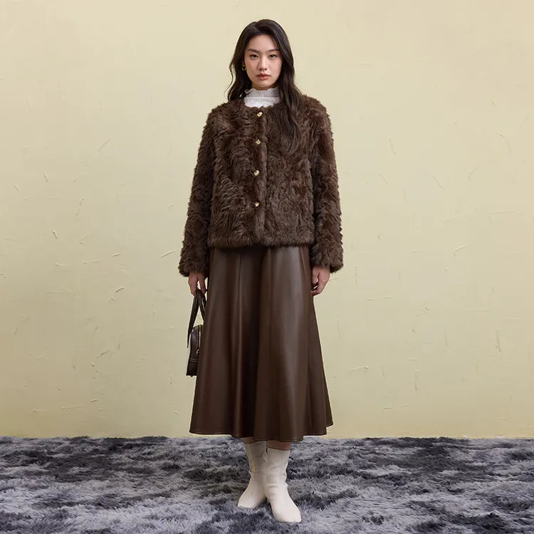 独束微胖大码女装小香风时尚短款休闲慵懒风百搭外套24DS84643