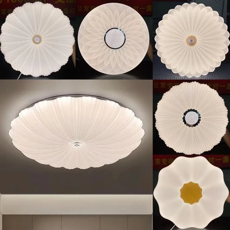 满天星50CM现代星钻贝壳灯卧室灯主卧次卧书房新款LED圆形吸顶灯