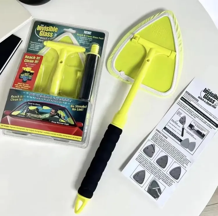 VJ款 汽车玻璃三角擦|可拆卸分段式 Glass ciean tool 玻璃清洁擦