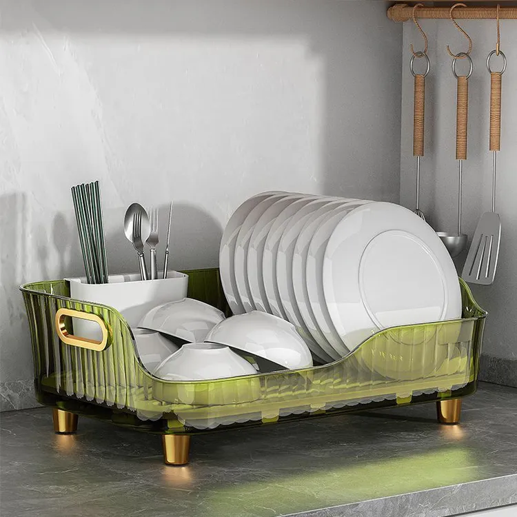 厨房碗碟碗筷收纳架水槽置物架台面碗架高档沥水架放碗盘收纳盒子