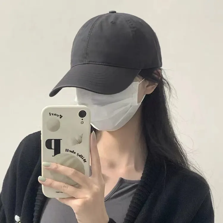「纯色」Solid Color 韩国东大门高品质显脸小棒球帽百搭男女同款