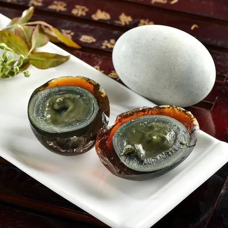 梅熙熙【流心皮蛋厂家直销】鸭蛋松花皮蛋沙心皮蛋整箱溏心变蛋鸭蛋