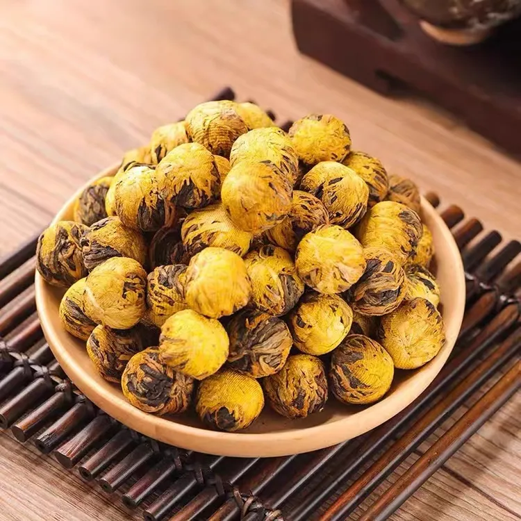 【菊花绣球龙珠】金丝皇菊云南高山滇红茶【支持开箱试喝】