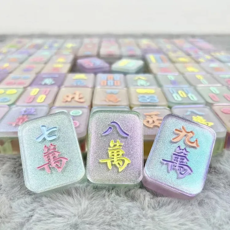 【主播代拆】手工人鱼姬星空麻将潮玩DIY玩具钥匙扣盲袋饰品摆件