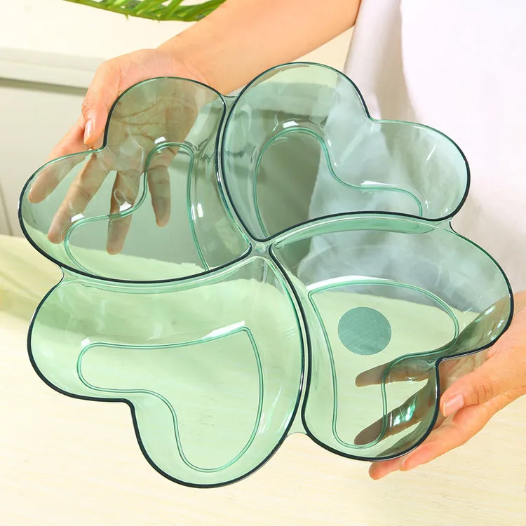 塑料水果盘欧式客厅茶几零食糖果干果盘现代创意家用简约果篮果盆