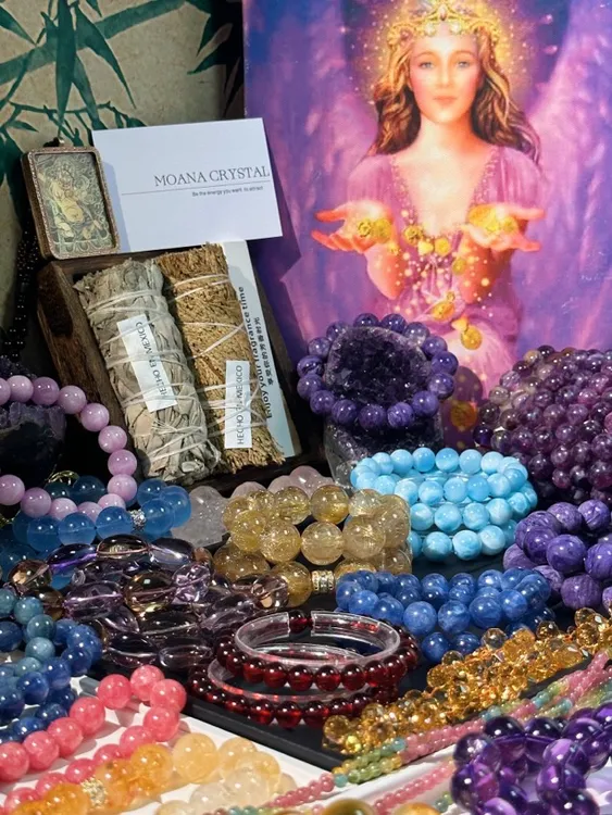 莫奈原创DIY天然水晶手串(多样性发货)