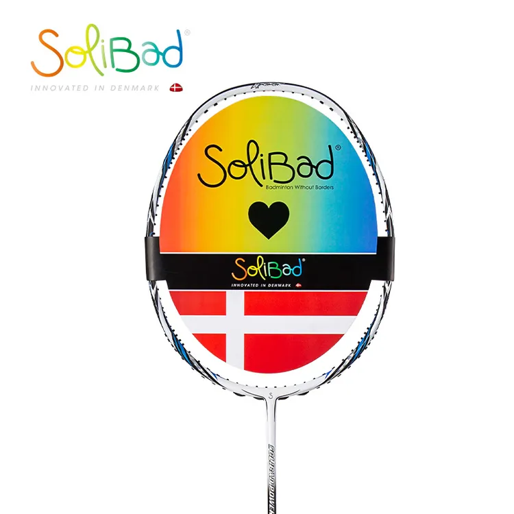 丹麦SOLIBAD羽毛球拍力量系列POWER999M-96孔台湾制造攻守兼备4U