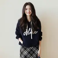 【衣衣专属】伊芙丽卫衣连帽针织毛衣女冬百搭舒适毛衫女1FB935351