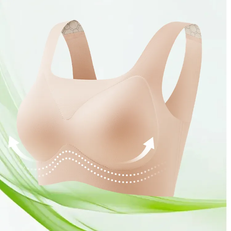 【繁花】远红外生物陶瓷承托聚拢舒适一片式秋冬美背内衣   719