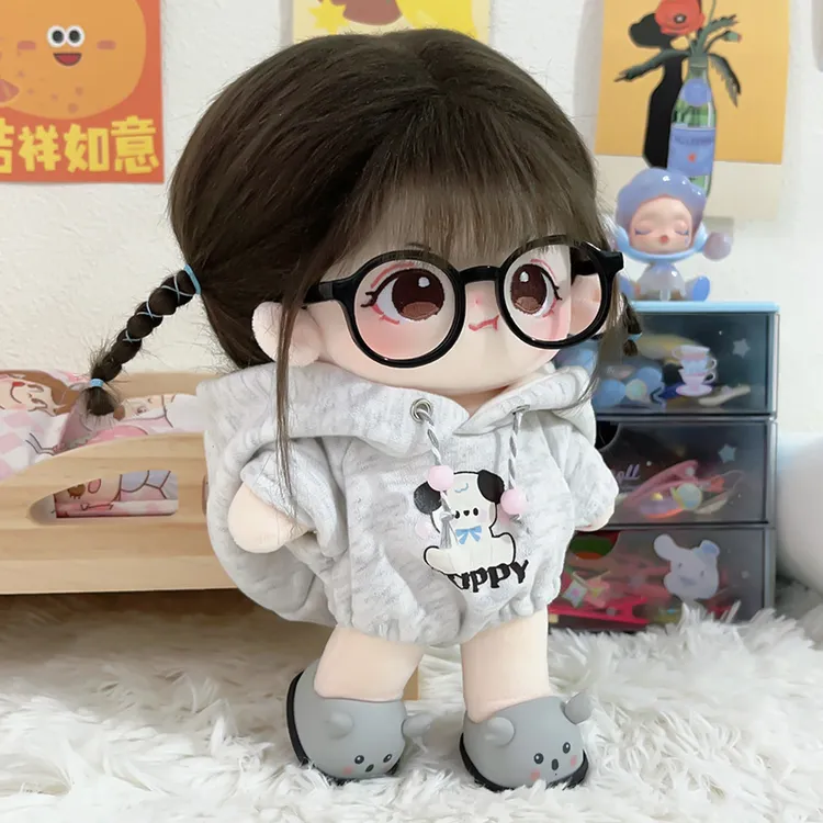 棉花娃娃女娃官方正版20cm难哄公仔玩偶送女孩子朋友同学精美礼物