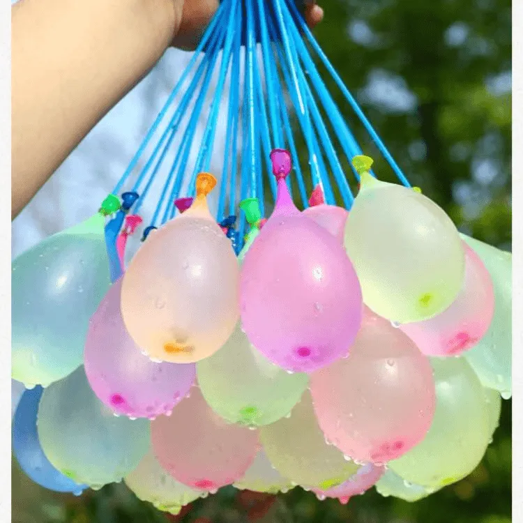 夏日快速注水气球儿童户外休闲戏水玩具打水仗神器w8888