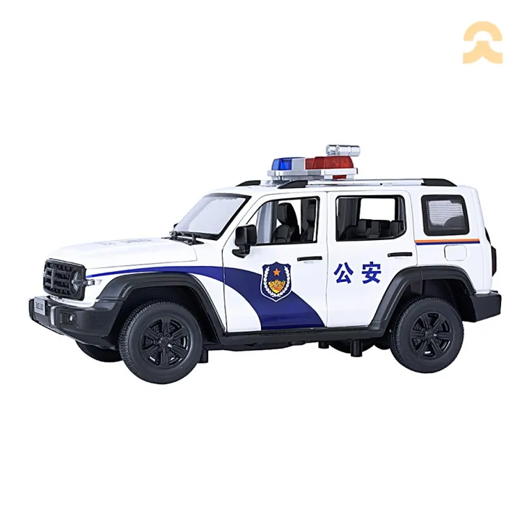 1：24坦克300仿真合金车模型声光回力避震含人仔玩具摆件模型
