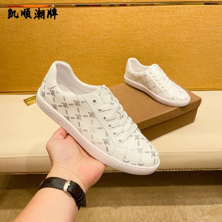 欧洲站高档潮牌男鞋真皮透气2025时尚百搭男士板鞋潮休闲低帮潮鞋