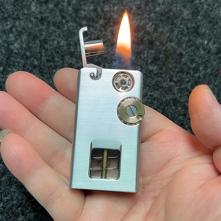 透明油仓煤油打火机 一键点火打火机 包邮