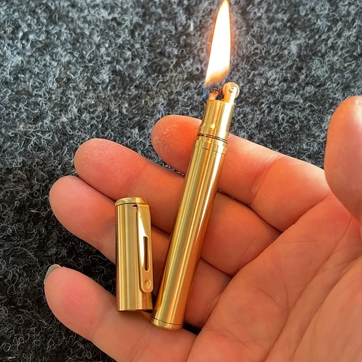 老式细款打火机 砂轮煤油打火机 钢笔式加油打火机 包邮
