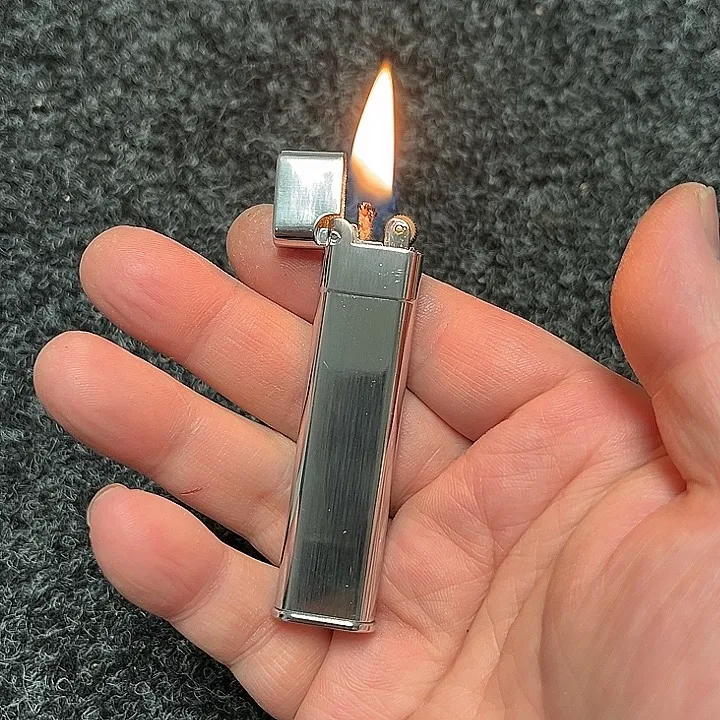 轻薄迷你煤油打火机 砂轮煤油打火机 可放入烟盒里的打火机 包邮