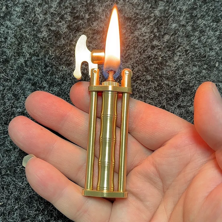 豫邦黄铜煤油打火机 手工砂轮煤油打火机 老式砂轮打火机 包邮
