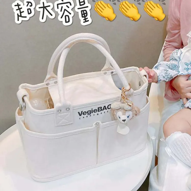 新款母婴包日本vegiebag妈咪包外出轻便手提双肩包大容量斜挎流行