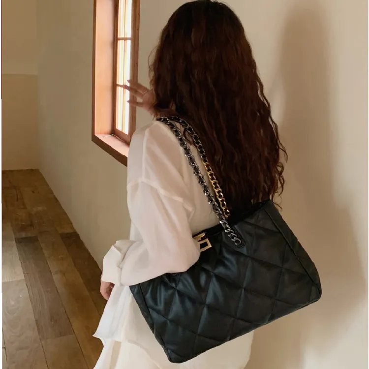撒尔夫人托特包包女大容量上课通勤链条单肩包2025新款时尚质感包