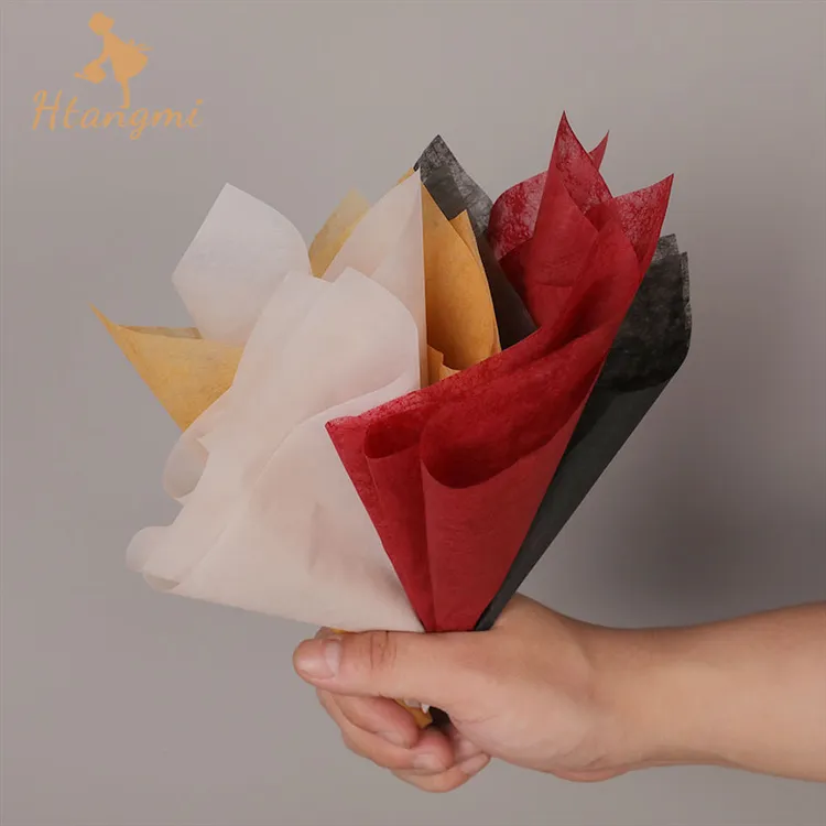 【汉唐美】大小号抽取式牛奶棉纸防水内衬纸花束包装材料10包更划算