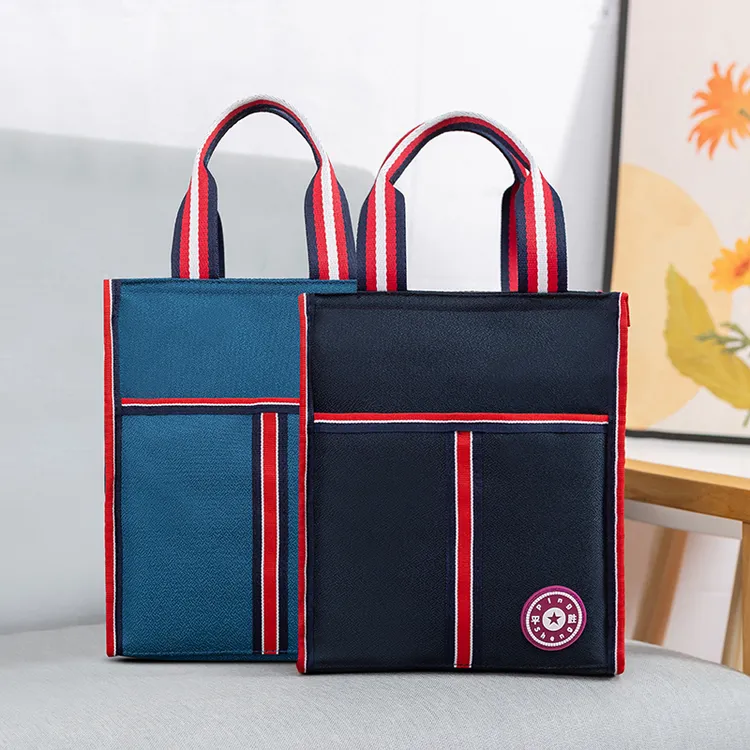 保温饭盒袋手拎便当包带饭防水手提袋子日式学生加厚铝箔午饭餐包