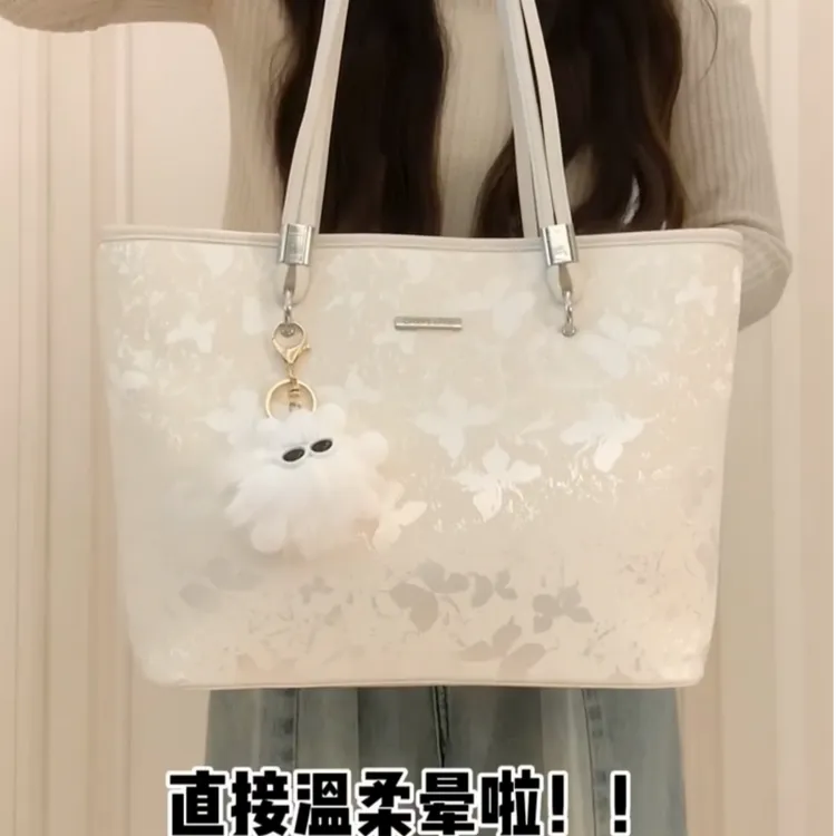 新中式大容量包包女百搭2025新款流行爆款单肩通勤包高级感托特包