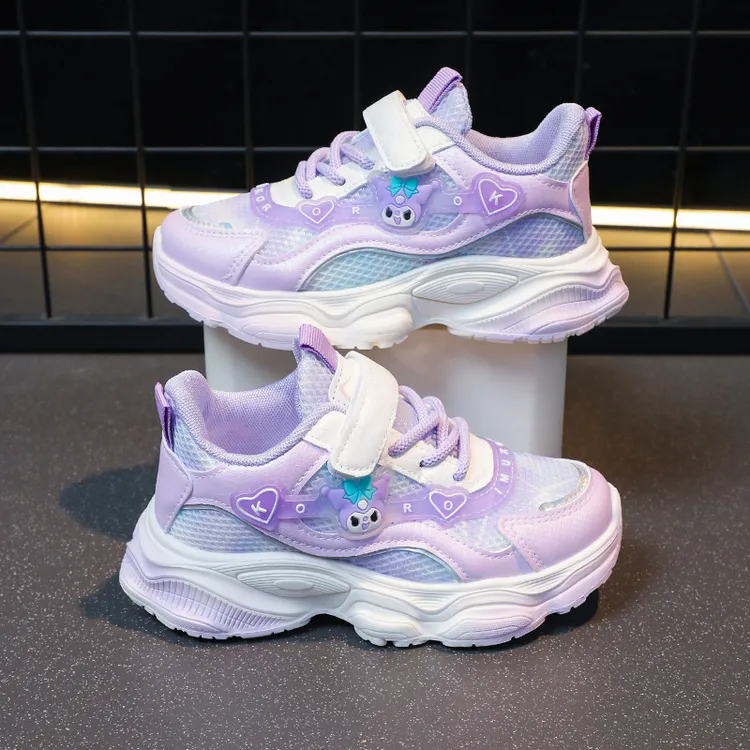 27-38码女童老爹鞋网面透气夏季女宝宝运动鞋百搭软底女孩跑步鞋