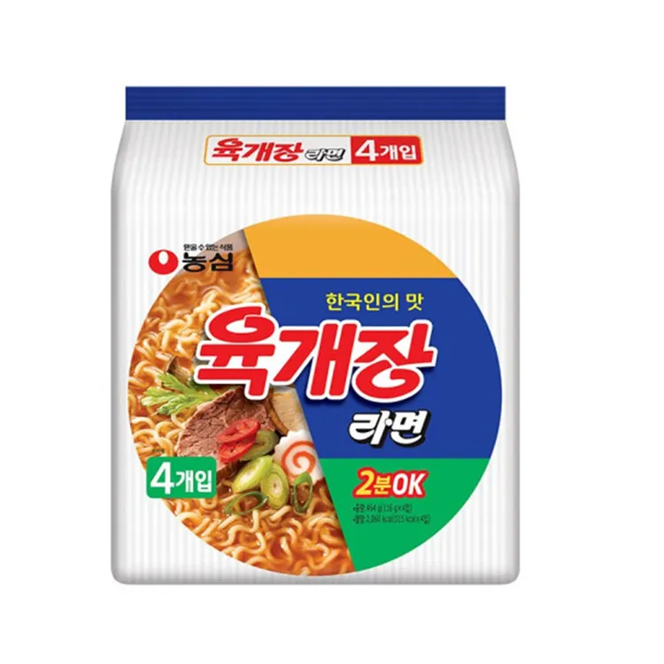 辣味农心牛肉味鲜香速食泡面油炸营养方便面加热韩式食用韩式加热