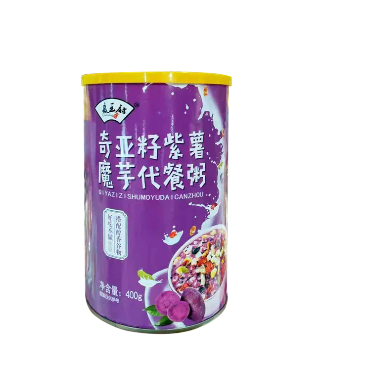 【供销社】奇亚籽紫著魔芋代餐粥早餐低脂饱腹