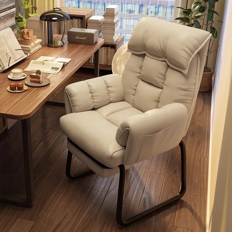 电脑椅子舒服久坐办公座椅家用可躺靠背懒人椅卧室休闲书桌沙发椅