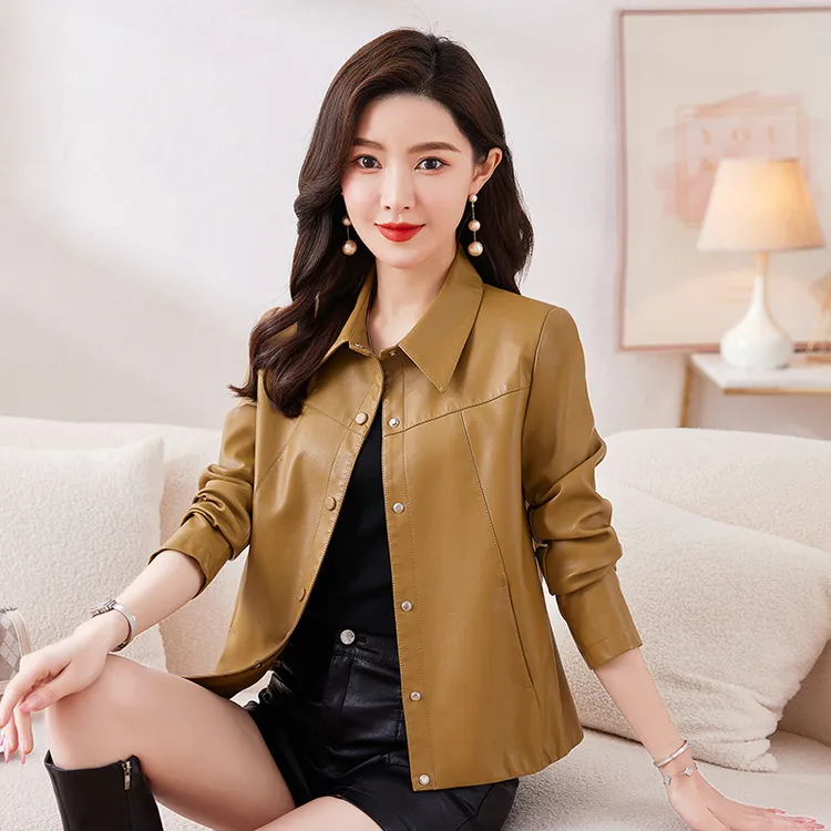 2025海宁专属绵羊皮皮衣真皮时尚修身新款显瘦女神气质女外套专属