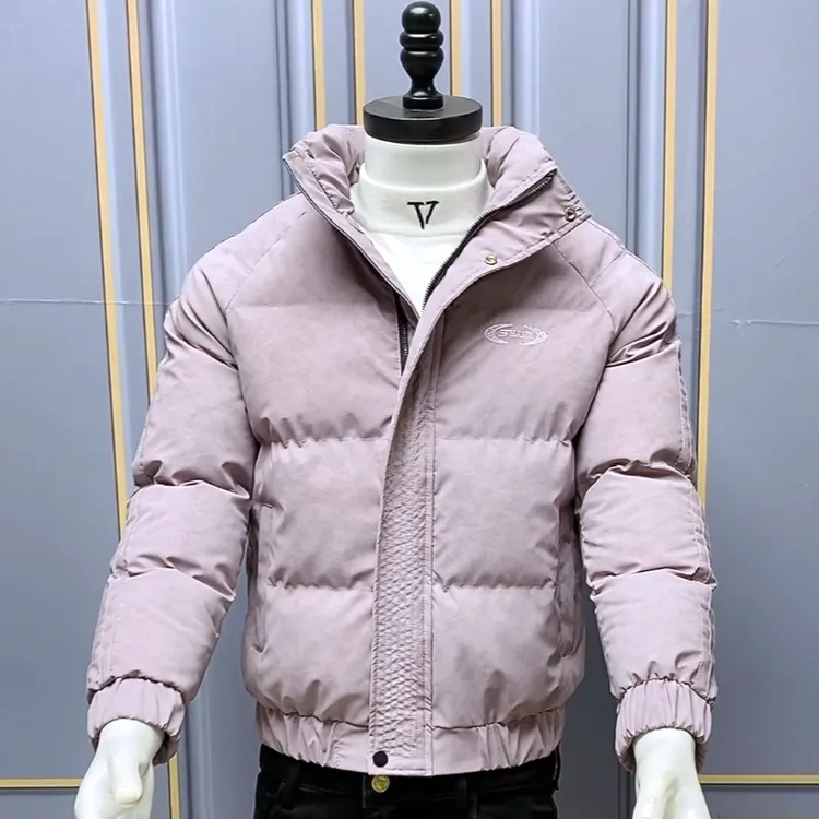 刺绣男士棉服冬季2024新款潮牌时尚冬装上衣保暖加厚立领棉衣外套