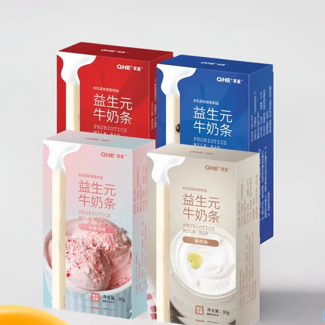 QHE其嘉益生元奶酪干条棒棒牛奶条宝宝健康营养零食80g独立包装