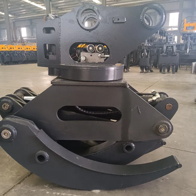 75挖机适用360度旋转抓木器夹木机抓子用于抓木头五指包夹加强版