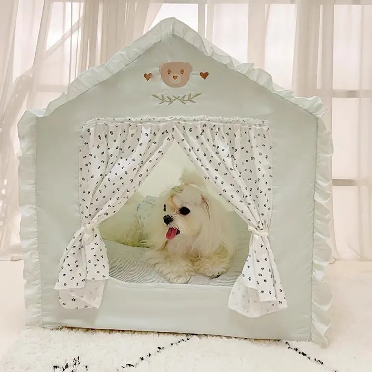 宝丽珍狗窝猫窝泰迪比熊约克马尔济斯夏四季通用全可拆洗宠物帐篷